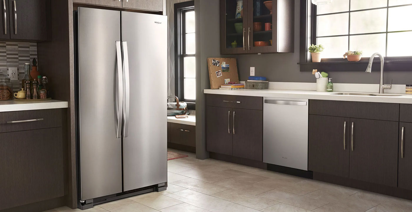 Whirlpool side-by-side refrigerator